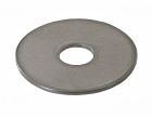 Rondelle plate très large inox A2 Ø6 - coque x60