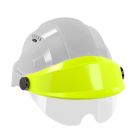 Casque - Orizon gris visiere fluo jaune avec lunette - Taille unique