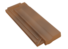 DEMI TUILE FRANCHE COMTE BRUN VIEILLI