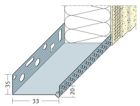 Profilé de départ en aluminium - long. 2,50m x ep. 30mm