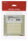 GRILLE PERSIENNE ALUMINIUM DORE 15X15     - 1L1515D