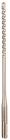 Foret béton 3 taillants compatible SDS+ spécial pour la pose d'huisseries Ø 6,5x210mm
