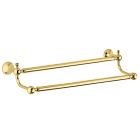 porte serviette double 60 cm regency or