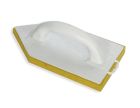 TALOCHE MONOBLOC MOUSSE POINTUE PU JAUNE - 14X27CM