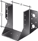 Support U ailes ext.galva 45x110