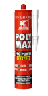 Colle de montage sans solvants - POLY MAX® PRO POWER EXPRESS blanc - cartouche de 435g