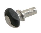 8 TAQUETS Ø5 ACIER/NOIR - Blister HF de 8 PCES