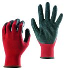 Gants en nylon enduit latex (carton de 10) Gris T9
