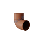 Coude mâle-femelle87° - Coude mâle-femelle87° pour Tuyau diamètre 80mm couleur MARRON