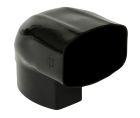 COUDE PIGNON MF 90' POUR TUBE DE DESCENTE 105X76 TYPE OVATION 38 NOIR - CMP9GTN