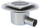 SIPHON ACO NETDRAIN TECHNIK 200x200MM INOX304 TELE COUV WAVE INOX304 BROSSE SORTIE H GE50MM DN75 LOCK