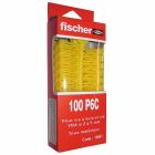 CHEVILLE P  6C JAUNE SC 100P