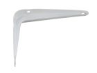 Console emboutie acier laqué blanc 100x125mm-vrac x1