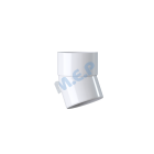 Coude mâle-femelle22° - Coude mâle-femelle22° pour Tuyau diamètre 100mm couleur BLANC