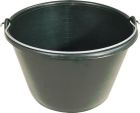 SEAU PLASTIQUE NOIR 16 LITRES Anse 5,3mm