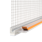 Profilé de menuiserie standard avec trame - enduit de 9mm - 2,4m