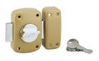 VERROU CORVETTE A BOUTON ET CYLINDRE 45MM 3 CLES