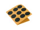Cache vis adhesif noir - sachet x60