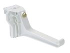 SUPPORT DE CROCHET MONTE POUR PROFILE LG38 BLANC - UASC38B