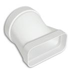 MANCHON HOR.DE 125 A 150X70 BLC
