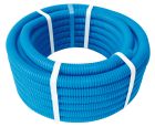 Tube PER-A - Fiable, simple et rapide à poser - Pré-gainé Ø16/20 mm - Couronne 50m - Bleu - Garantie 10 ans - NF