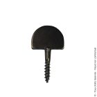 BUTEE DROITE A VIS 25x3mm NOIR