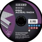 DISQ. TRONC PRO ACIER INOX D.230 x 2 x 22,23