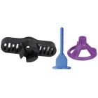 KIT EN SEAU: POIGNEE +100 ECROUS + 100 CROISILLONS AUTO A VIS-3mm