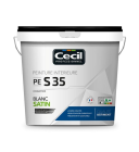 Peinture interieure PE S35 chantier satin blanc - seau de 15L