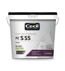 Peinture interieure PE S55 expert satin blanc - seau de 10L