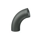 Coude tulipe Ø80mm 72° soudure haute frequence - zinc RHEINZINK GRANUM basalte