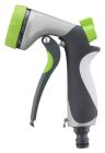 pistolet arrosage 8 jets metal/soft grip automat.