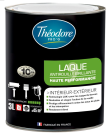 Peinture Laque antirouille Noir 9005 Mat ferronnerie - pot de 3L