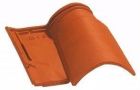 Rive individuelle verticale a emboitement droite grand rabat (2.6 par ml au pureau de 392mm ) terre cuite Rose flamme