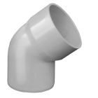 COUDE MXF 45° DIAM.100 1.9MM GRIS