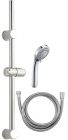 DOUCHETTE 3 JETS KEA CHROMEE + FLEXIBLE 1.50 M + BARRE DE DOUCHE - NF