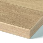 Panneau de particules melamine UNILIN Evola-Belspan Edged Pearl (TST) 00020 Blanc - long. 3,05 m x larg. 400 mm x ep. 18 mm 2 sided ABS 0,4mm