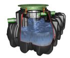 Kit Cuve a enterrer en polyethylene Platine Panier 3000 L