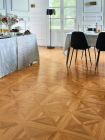 Parquet contrecolle en dalle chene classic satine Carmen n°5 - long. 39,2cm x larg. 39,2cm x ep. 14mm