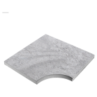 Angle droit CALYPSO Ardeche - long. 50cm x larg. 50cm x ep. 3,5cm