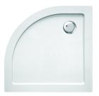 RECEVEUR DE DOUCHE ACRYLIQUE 800X800X35 SEMI-CIRCULAIRE BLANC