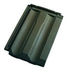 Tuile terre cuite Optima Brun - long. 47,8 cm x larg. 31,8 cm