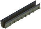 Caniveaux en beton polymere sans grille ACO MULTIDRAIN - long. 1m x larg. 100mm x haut. 150mm