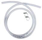 Tube souple but/prop. 1,5m + 2 colliers NF