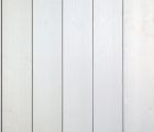 Parement blancs elegie carree languette decalee blanc chantilly brosse - 12x135x2650