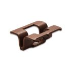 Clip +Vis Asymetrique ( acier inox brun) X-TREME 20mm/90 unites X Clip = 27x22.5x10.8mm Vis = 4.5x 30mm