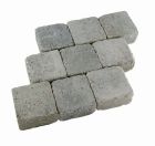Pave beton TRADITION Gris granit - long. 12cm x larg. 12cm x ep. 6cm