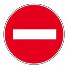 DISQUE SENS INTERDIT 18CM