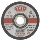 DISQUE TRONC.INOX BLUE 115x3