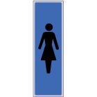 PLAQUE DAMES VERTICAL. 170X45